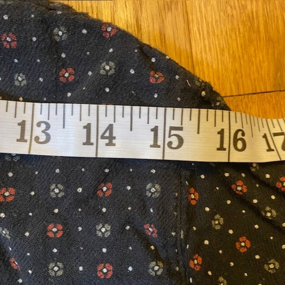 Madewell Mayfair Floral Button Up Womens XS Oversized Ex Boyfriend Shirt - Picture 9 of 13